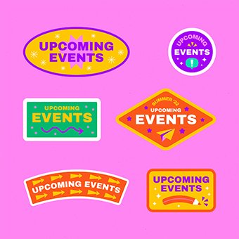 Event Entry Stickers
